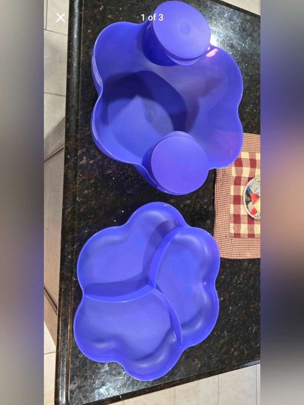 Tupperware Chip N Dip Set